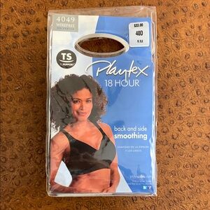 Playtex 18 Hour Black Wirefree Bra